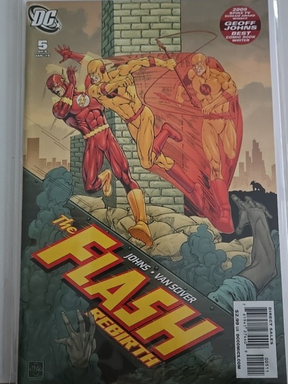 DC The Flash Rebirth Comic – Red, Yellow & Gold Cover